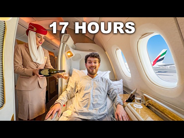 World's Longest First Class Flight (Emirates A380)