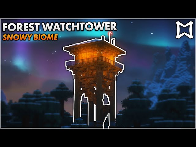 Minecraft ► Easy Snowy Taiga Watchtower Survival House (Tutorial)