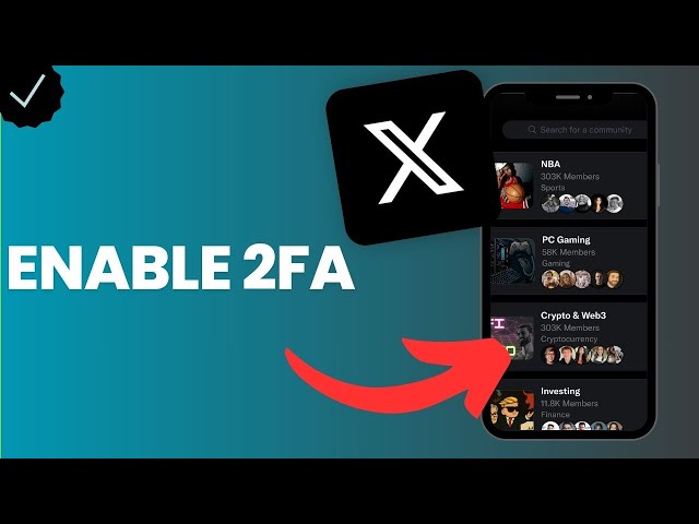 How to enable the 2 factor authentication in X?