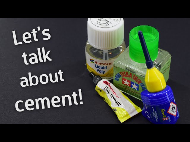 From Humbrol to Tamiya - Let's talk about plastic model cements! (and my experiences with them)