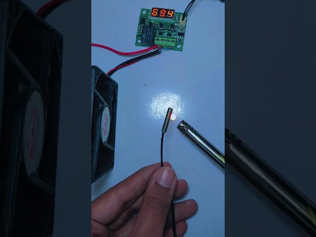 How to use temperature sensor for automatic fan control