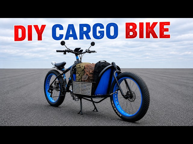 DIY Cargo Bike Build From an Old Fat Bike