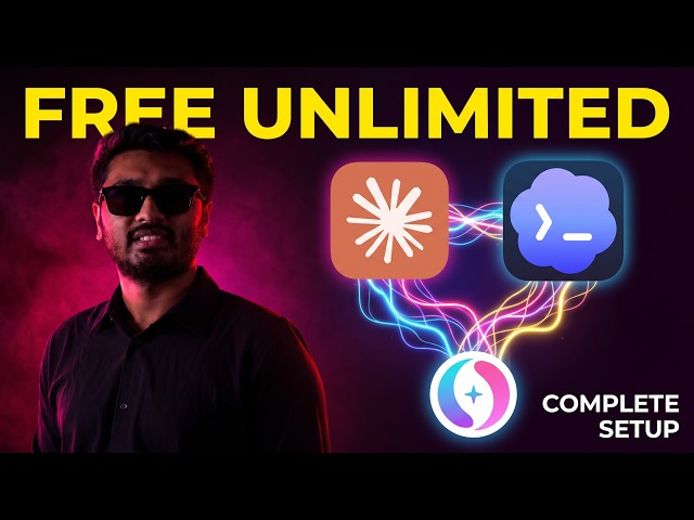 Claude & ChatGPT 100% FREE — Agent Router Full Setup Guide" — "100% FREE