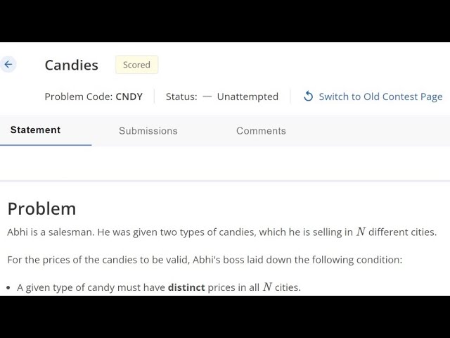 Candies codechef solution in c++ || Starters 65 (Rated till 6-Stars) codechef contest