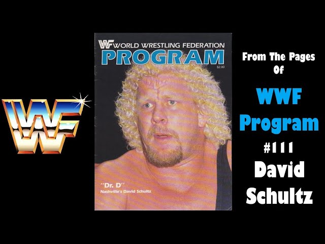 WWF Program #111 "Dr. D" David Schultz Cover