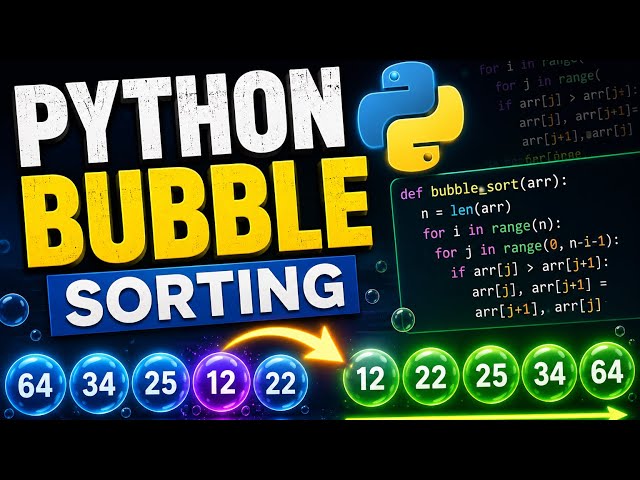 The full Bubble sorting  The Easy tutorial 