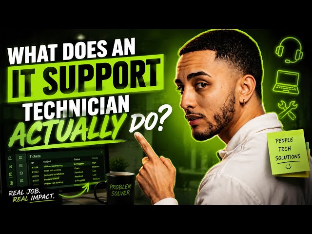 What Does an IT Support Technician Actually Do?