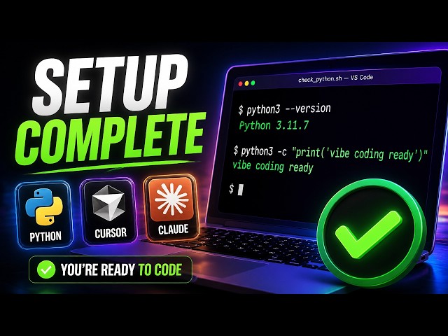 Vibe Coding Setup: Python, AI Assistants, and Your Terminal