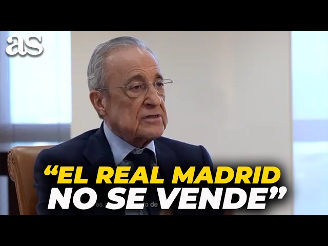 FLORENTINO contraataca de nuevo con un MENSAJE directo: "el REAL MADRID no se vende"