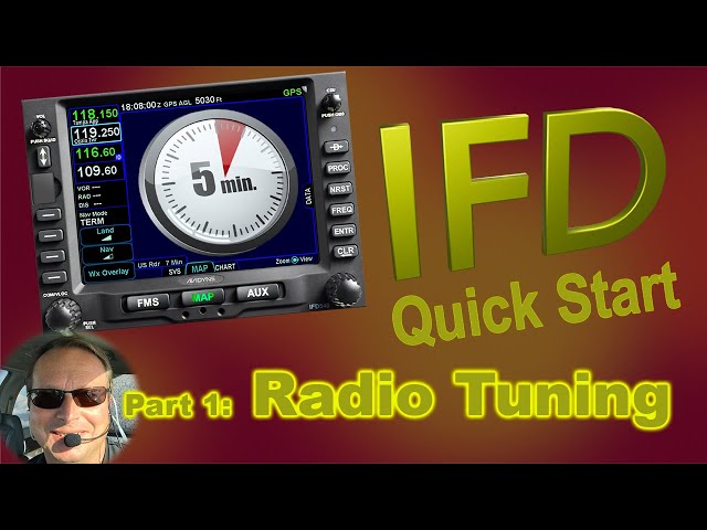 Avidyne IFD Tutorial - Part 1: Radio Tuning
