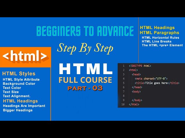 HTML Full Bangla Tutorial for Freelancer of Webcoder