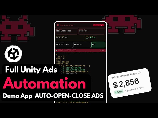 Self Clicking - Auto Ads Running App | Fully Automatic ( Watch & Close ) | Unity Ads Self Clicking