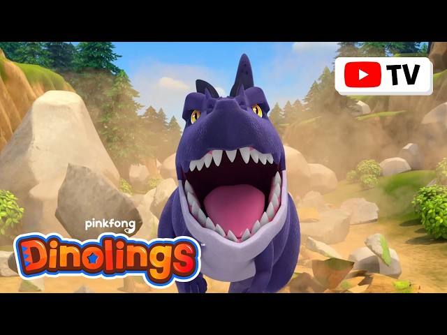 [TV for Kids] The Big Dinosaur, Carnotaurus | Scary Dinosaur Compilation | Dinolings Official