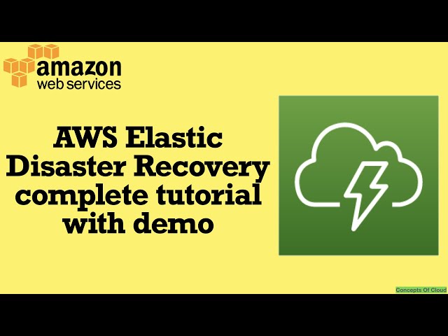 AWS elastic disaster recovery complete tutorial with demo | How to set up AWS DR service