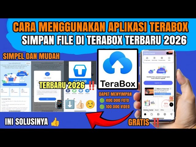 Newest 2026 ‼️ How to use the TeraBox App | How to use TeraBox to save video files