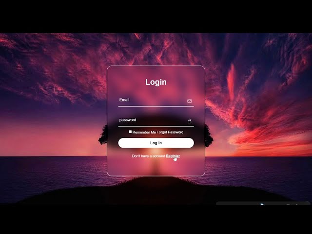 How To Make A Website With Login And Register | HTML CSS & Javascript @