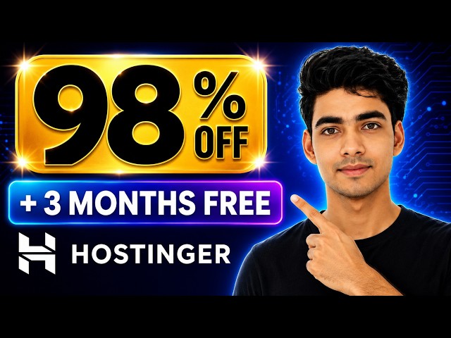Hostinger Coupon Code | Get the BIGGEST Deal + Free Months Today 🔥 !