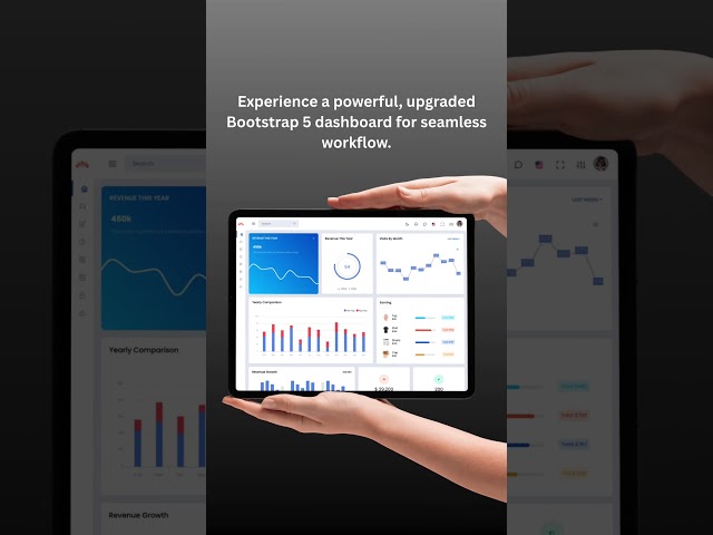 Bootstrap 5 Admin Dashboard Template for Fast & Responsive Web Apps