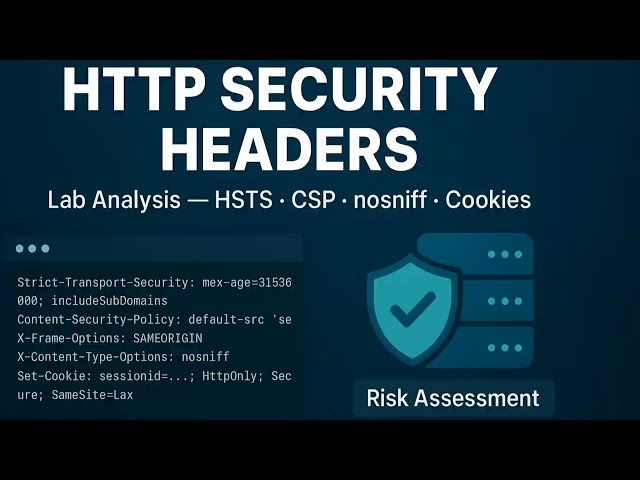4- HTTP Security Headers Explained — هيدرز الأمان  خطوة بخطوة