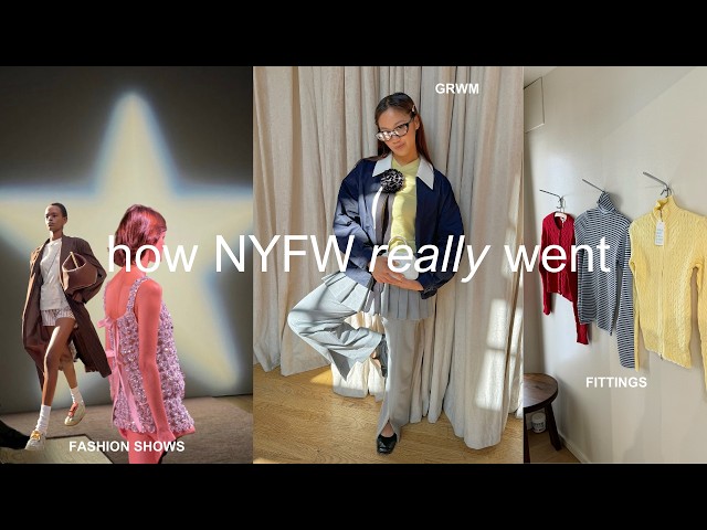 NYFW vlog ✮ fun work events, attending fave shows!