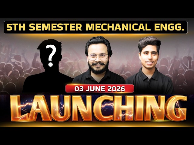 🔥Launching | 5th Semester Mechanical Engg. | #gtechpoly