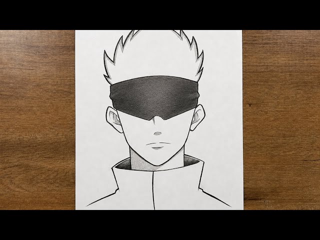 How to Draw young Gojo Satoru | Easy Jujutsu Kaisen Drawing Tutorial