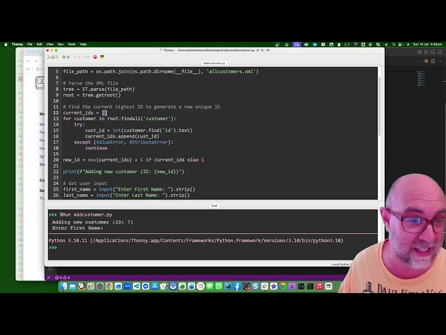 Writing to XML with Python