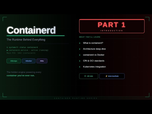 containerd Explained: The Runtime Powering Docker & Kubernetes | Part 1 | AI Tutor