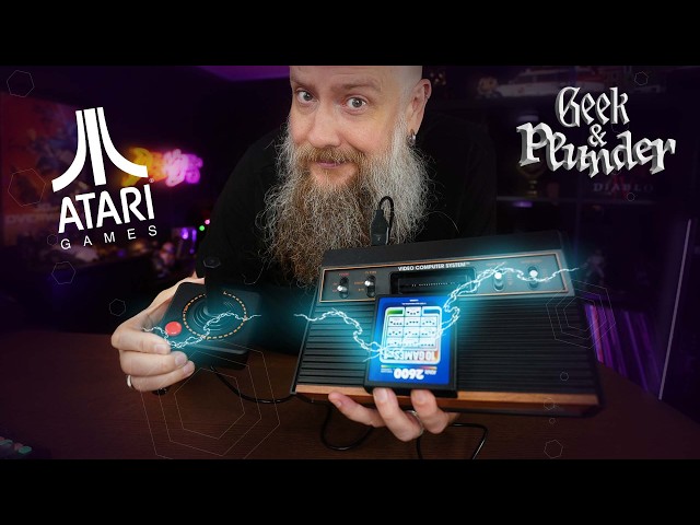 Unboxing and testing the ATARI 2600 plus - A familiar throwback