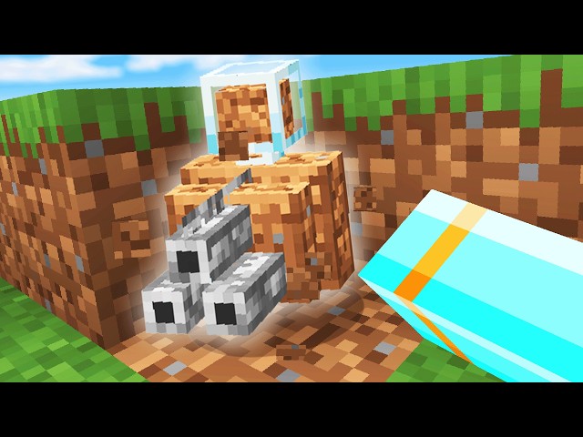 Minecraft but Dirt is OP