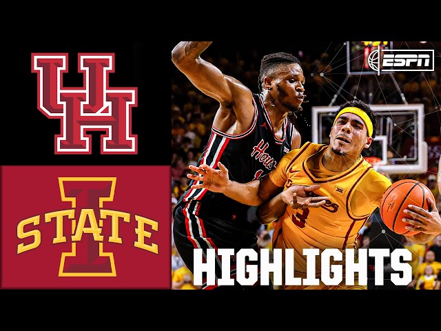 Houston Cougars vs. Iowa State Cyclones | Full Game Highlights | ESPN College Basketball