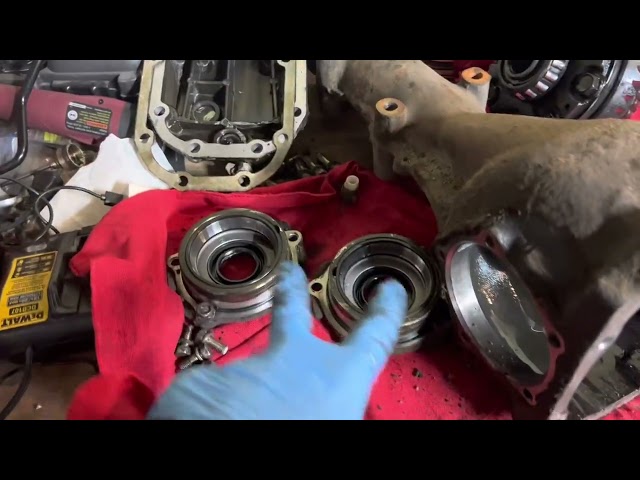 WRX swapped SVX - modifying the rear diff