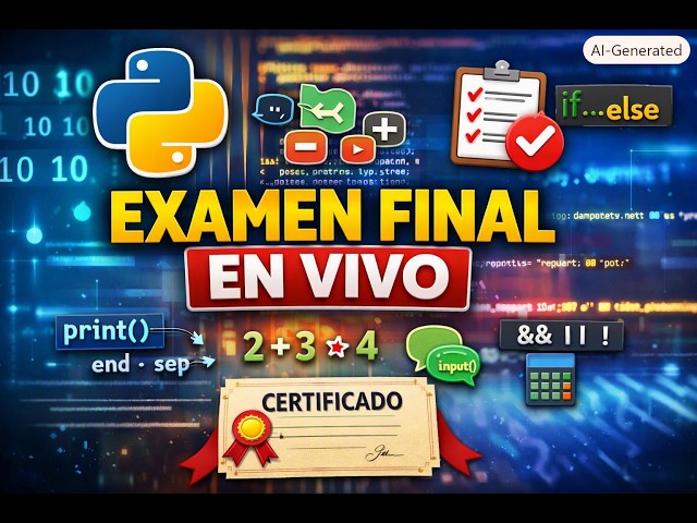 Fundamentos de Python 1 | Resumen + Examen Final en Vivo | Prof. Ramiro Estigarribia
