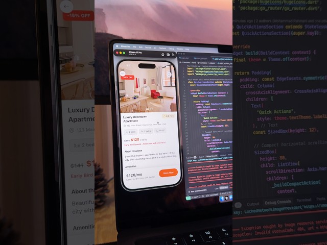 Flutter Real Estate & Hotel Booking App UI Kit | Clean, Modern & Scalable ✨