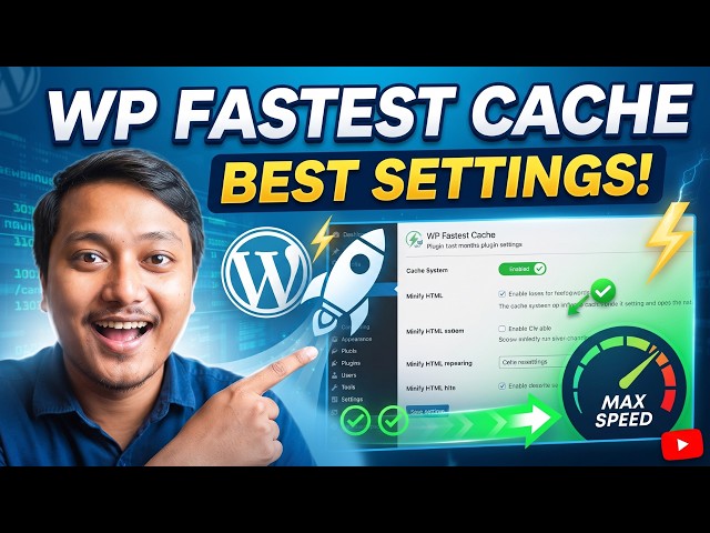 WP Fastest Cache Tutorial | Improve WordPress Speed & SEO