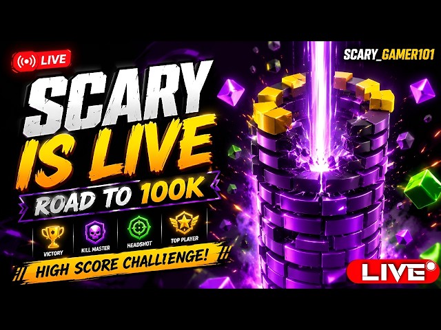 Stack Ball Live Gameplay scary Gameplay #StackBall #StackBallLive #Gameplay #GamingLive