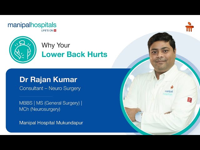 Causes & Symptoms of Lower Back Pain | Dr. Rajan Kumar | Manipal Hospital Mukundapur