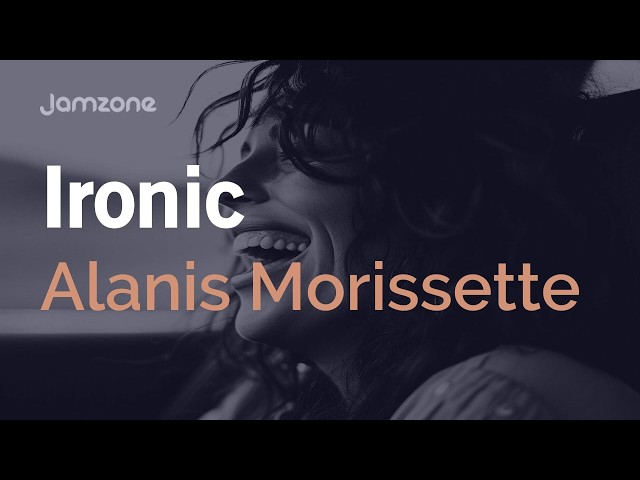Pop Backing Track in B | 86 BPM | Ironic - Alanis Morissette