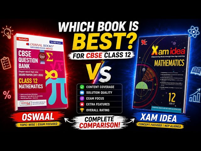 Xam idea vs Oswaal: Which Question Bank is Best for CBSE Class 12 Maths | Best Question Bank for ...