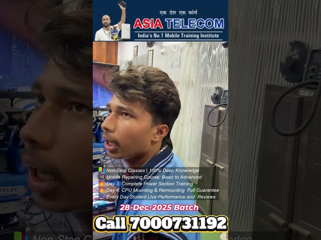 Day 4 Master CPU Class  100% Practical Training  Student Review 8