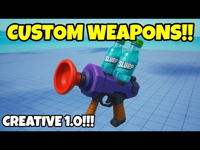 How To Make CUSTOM WEAPONS In Fortnite Creative 1.0!!! (Tutorial)