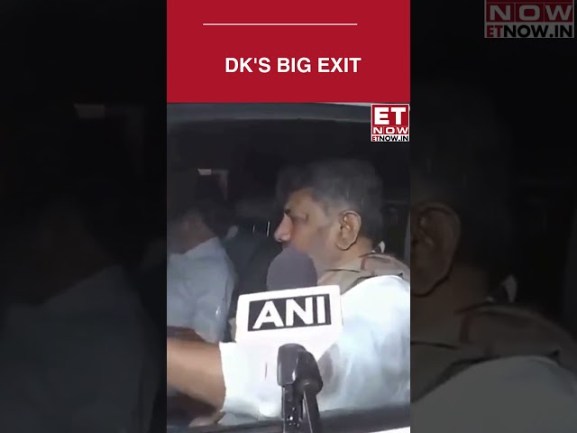 Karnataka CM-Designate DK Shivakumar Leaves Karnataka Bhavan Amid High Security  | ET Now #shorts