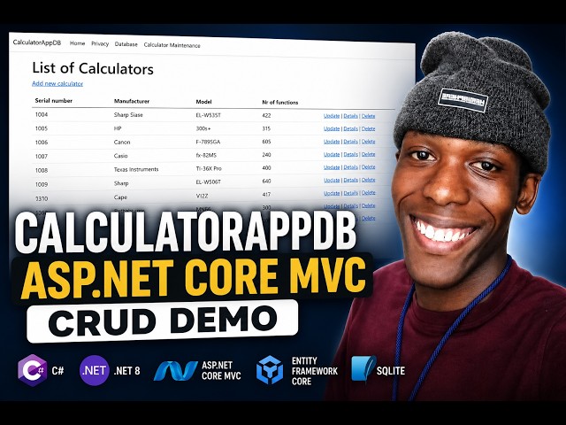 CalculatorAppDB | ASP.NET Core MVC CRUD Application | C# | Entity Framework Core | SQLite