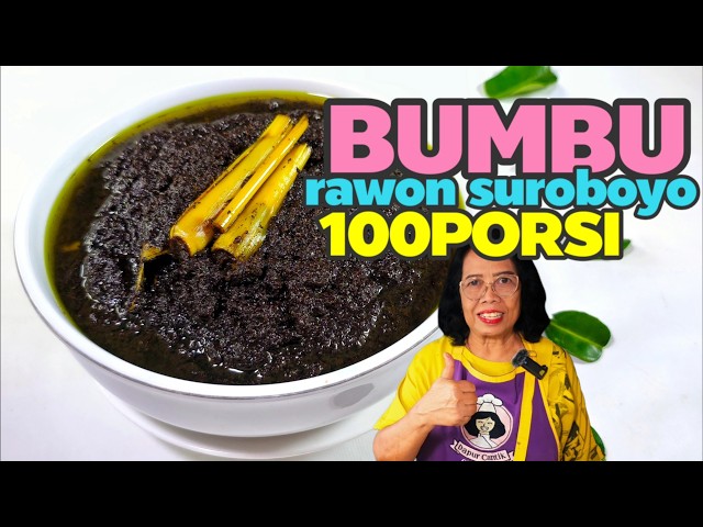 MASAK BESAR BUMBU RAWON SUROBOYO 100PORSI  --  ENAK MEDOK OTENTIK