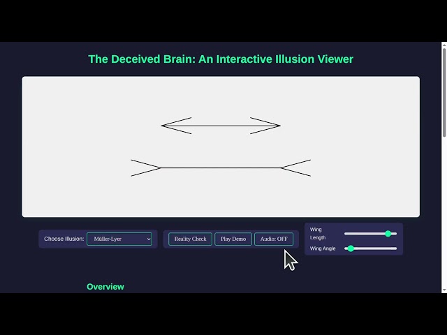 Is Your Brain Running Buggy Code? Interactive Illusion Viewer & Neuroscience