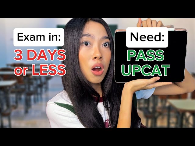 How to PASS or even ACE UPCAT