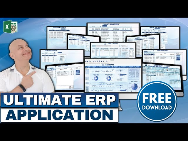 How To Build An ENTIRE ERP System In Excel + FREE TEMPLATE