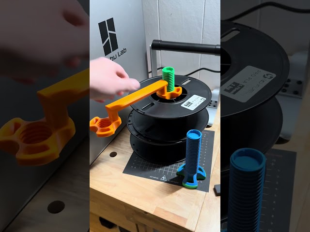Upcycle Your Filament Spools: Easy Hack!  #3dprinting  #3dprint #upcycling #bambu #diy