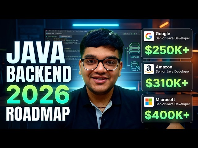 💻 How I Would Learn Java Backend in 2026 (If I Started From Zero)