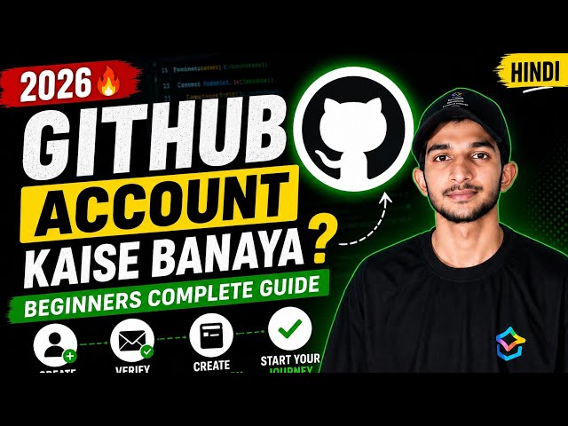 GitHub Account kaise banaya 2026🔥 | Beginners Complete Guide | Hindi✨#tech #viralvideo #yt #ytviral 